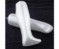1 par Blanco Reutilizable Portátil Reutilizable Soporte de Zapatos de PVC Sostenedor de Soporte de Calzado de Plástico Soporte de la Talladora de Plástico