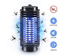 PECHTY Lámpara Mosquito Electrico, Lámpara antimosquitos UV Luz Lampara, Electrico Lámpara Anti Mosquitos para la Cocina la Sala de Estar el Cuarto de los Niños, Negro