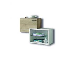 SLAAP - Recibidor Consola en Cambrian/Blanco (EL Espejo SE Vende por Separado) Medidas: 75x55x25