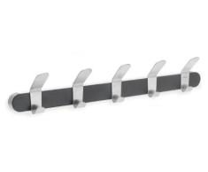 Blomus 63263 Venea - Perchero de pared (5 ganchos), color negro