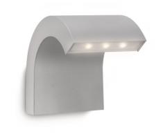 Philips Ledino Riverbank - Aplique LED, color gris