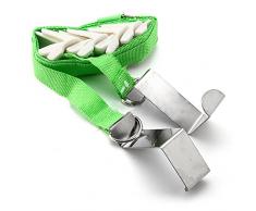 SODIAL(R) Durante correas suspension de puerta ajustable Gorra Bolsa Ropa Perchero Organizador Ganchos - Verde