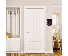 Relaxdays, Negro, 25 x 18 x 7,5 cm Caja para Llaves con Cerradura, 48 Ganchos, con llaveros, Metal