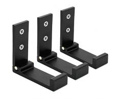 YOCZOX 3 Ganchos de Pared Plegables, de aleación de Aluminio, para Cocina, baño, Dormitorio
