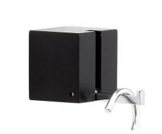 Pieperconcept - Perchero de pared ancora con gancho acabado negro mate cromado plegable fundición