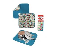 duett 508700 - Tapete escurridor, color azul