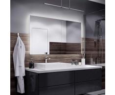 Espejos con Luz - 80x80cm - Diferentes tamaños - LED Espejo de Pared - Modelo Dubai - Blanco Frio LED