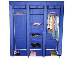 Teprovo armario plegable de 9 estantes - 150 x 45 x 175 cm
