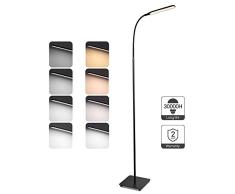 Lampara de pie LED Regulable TaoTronics Luz de Pie para Salon, Dormitorio, Estudio y Leer, Diseño Moderno, Luz cuidado Ojos,Bajo Consumo