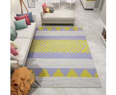 QBASA Tapete Europeo para la Puerta, tapete Rectangular de Fibra de Coco de área Grande, tapete de Entrada para el Piso del Dormitorio Tapete Absorbente para el baño Raya de 60x90 cm