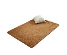 chendongdong Nueva felpa suave de Shaggy Alfombra Área Alfombra Puerta Felpudo Antideslizantes para dormitorio salón, caqui, small