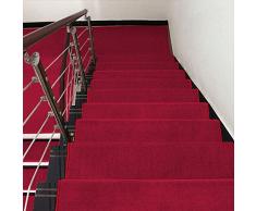 Zowred Alfombra De Escalera Adhesiva Autoadhesiva Antideslizante Madera Maciza Paso Liso Práctico Tapete De Escalera De Color Sólido Hyococ (Size : 80 * 24cm)