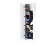 TopKit Mueble Zapatero Espejo Danubio 56AB (Blanco)