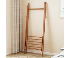 MUZIDP Perchero,Soportes de pie Ropa Sombrero Titular,Dormitorio Sala de Estar 'Hall' Multiusos Sombrero Perchero Soporte de Banco del Zapato de almacenaje-Blanco 44.5x38x148cm(18x15x58inch)