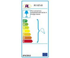 Reality Leuchten R1107-01 - Lámpara de Techo con 5 Puntos, color blanco