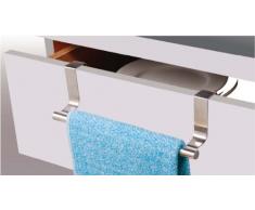 MSV MS217 - Patera cuelga paño/toallero de Acero Inoxidable