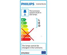 Philips myLiving Dyna - Barra de focos, iluminación interior, 4 focos, LED, IP20, luz blanca cálida, color azul