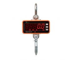 Hyindoor 1000KG Patalla LED Inteligente Báscula Electrónica Digital Portátil con Gancho Resistente Crane Escala Industrial