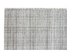 HAMID - Alfombra de Lana Sahar Color Liso - Alfombra de Lana - Alfombra Tacto Muy Suave - Tejida a Mano - Alfombra de Salón, Dormitorio, Sala de Estar - Gris (140x200cm)