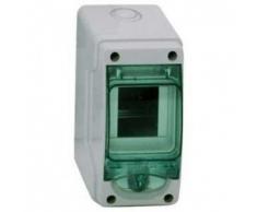 Schneider Electric 13957 Kaedra Mini Armario para Equipos Modulares, IP65, 4 Módulos, 123 mm Anchura, 200 mm Altura, 112 mm Profundidad, 63A Amperios, 10 W