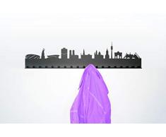 Radius Perchero Ciudad - Múnich gris oscuro/acero pulverizado