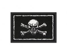 Rock Bites Diseño 1012509110 Felpudo, poliamida, Negro, 40 x 60 cm, 1 unidades