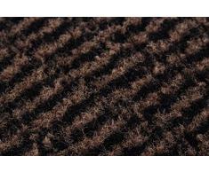 Felpudo para la Entrada, Antideslizante, Lavable, Poliamida, Color:marrÃ³n, TamaÃ±o:60 x 80 cm