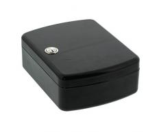 BURG-WÄCHTER, Armario para llaves, 15 ganchos, Chapa de acero, Alto: 202 mm, KB 15 S, Negro