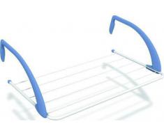 Gimi Airy Tendedero de radiador de acero y resina, 3 m de longitud de tendido