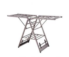 XQY Rack de Secado Perchas Airer Rack Tipo de Piso Plegable Interior para el hogar Aerodinámica Ropa para bebés Rack de Secado rápido Balcón Banco de Sol Bastidor para Ropa