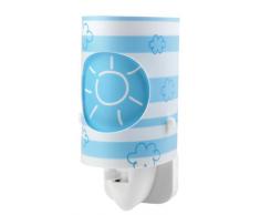 Dalber Dream Light Luz nocturna quitamiedos infantil enchufe led E14, Azul