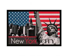 Tapis Déco - 1740311, Tapete De Entrada Rectangulo , 40 X 60 Cm , West Side , Photoprint