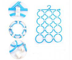 Demarket 2x Gancho plegable Con 12 anillos