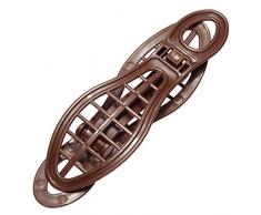 Plástico Marrón Zapato Estante de almacenamiento plegable zapatero soporte para zapatos de mujer zapato organizador de almacenamiento soporte de zapata