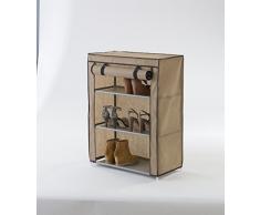 Compactor RAN6959 - Zapatero con Funda, 3 baldas