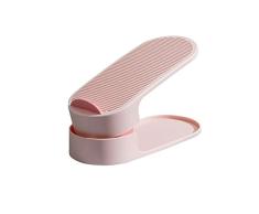 QWERTB Zapata Ajustable Estante Guardar Espacio de Calzado Organizador Doble Capa de Deslizador de Cremallera Zapatos organizadores del Soporte del Estante de la Sala (Color : HD P01)