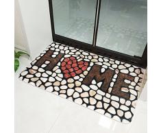 Comficent Alfombrilla de baño,Felpudo de Terciopel Estilo Nórdica Ultra Suave de Microfibra, Franela Antideslizante,40 * 60cm (Hogar)