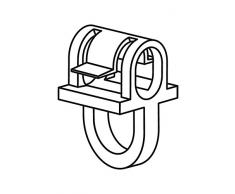 Lampa 98553 Set de 25 Ganchos para Cortinas de camión, G-2