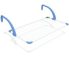 Gimi - Tendedero Brezza 100 Balcón, acero, color blanco