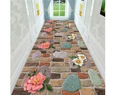 Alfombra Corredor Alfombra De Cocina Alfombra De Pasillo - Generoso, Impresión Tridimensional, Fácil De Limpiar, Tamaño Puede Ser Personalizado GMING (Color : W, Size : 0.8 * 2m)