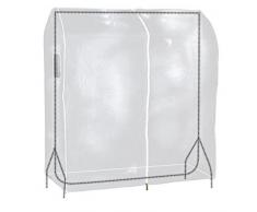 Hangerworld - Funda protectora perchero Burro Portátil 120cm, Transparente