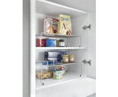 Metaltex SKY -Estante organizador apilable, 47x23x26 cm, gris