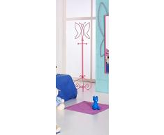 IFEX Perchero Juvenil DE FORJA Modelo Mariposa (Blanco Oro)