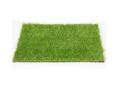 SUMC Hierba artificial Alfombra sintética Entrada de hierba Estera de bienvenida Alfombras falsas Rollo de hierba Alfombras de césped verde para jardín de perros (60 cm x 45 cm)
