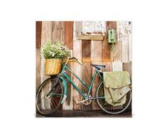 Armario de llaves con decoración a elegir K09 Bicicleta en la pared de la casa