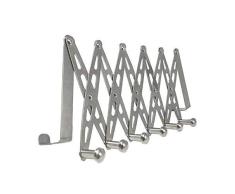 TUXI Gancho de Pared Plegable, Gancho de Pared de Aluminio Plateado, Gancho Creativo para sostener Auriculares y Abrigos, Gancho de Pared para Cocina/Cuarto de baño o Dormitorio