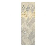 Bilderwelten Perchero Panel Mural Juego De Ganchos Gancho De Pared - Chenille IV 139 x 46cm