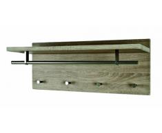 Haku - Perchero de pared con tabla