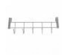 Ganchos para Abrigos Ropa Sombrero Percha Toalla Colgante de Bolso Sostenedor Estante Puerta Paño Cocina Acero Inoxidable