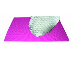 WMAT03 Tapete de silicona para decoración pois, color fucsia